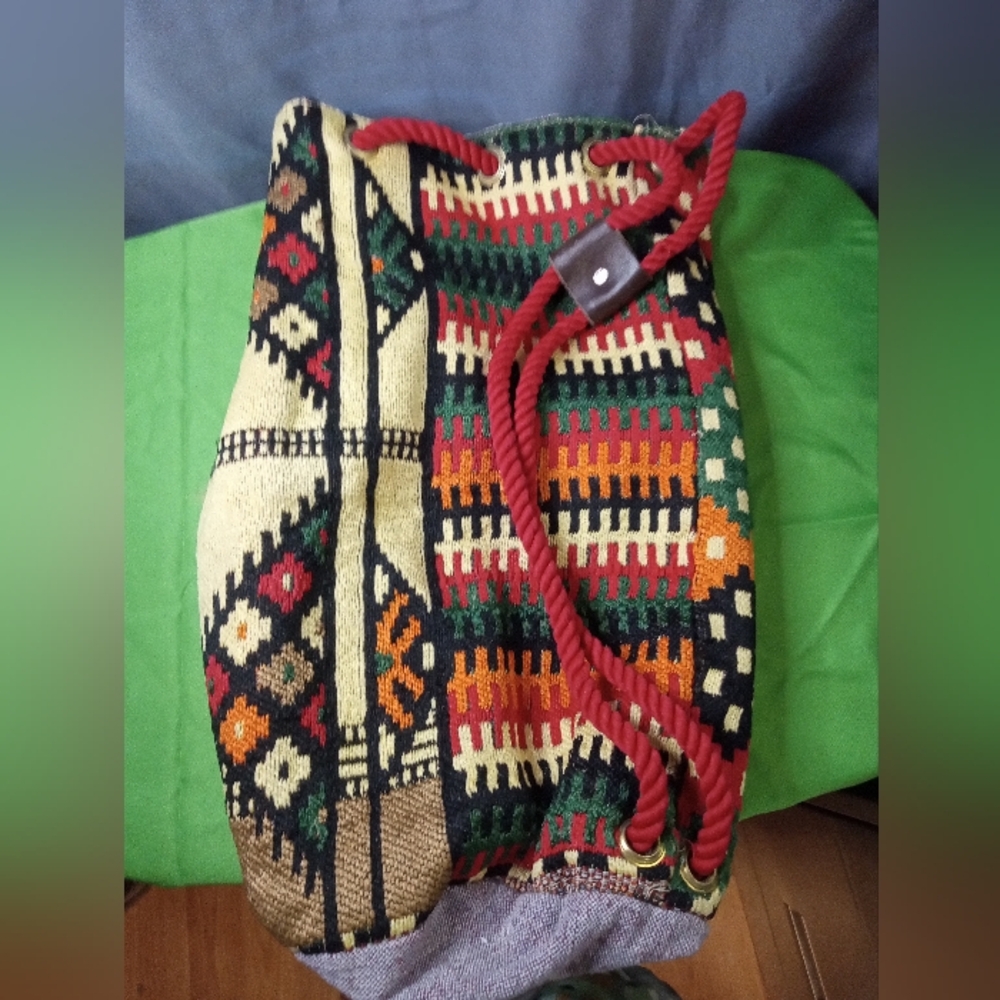 Gypsy Style Aztec Multicolor Patterned Women Beac… - image 2